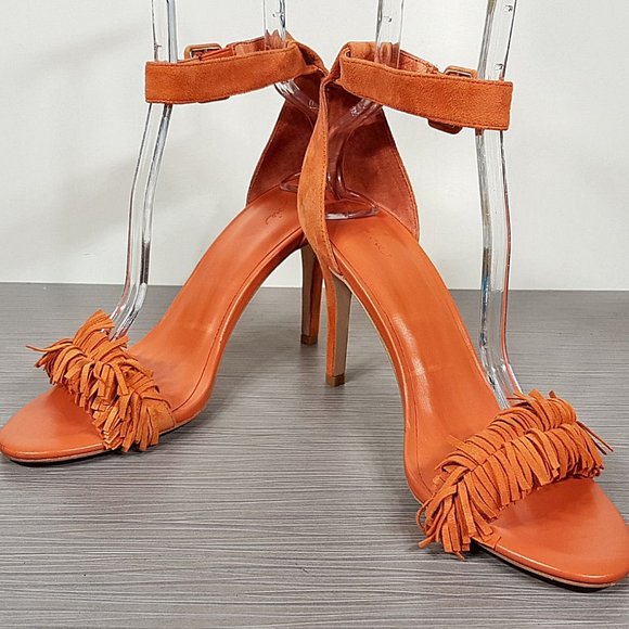 Joie 'Pippi' Sandal, Tangerine Leather, Womens Size 9.5 / 39.5 - Picture 4 of 11